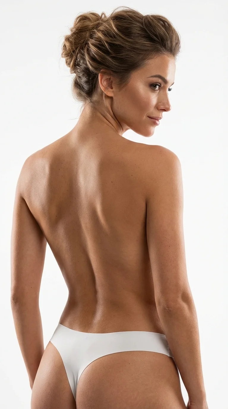 DOMİNANT İz Yapmayan Beyaz Brazilian Külot - Ek Detay Görünüm